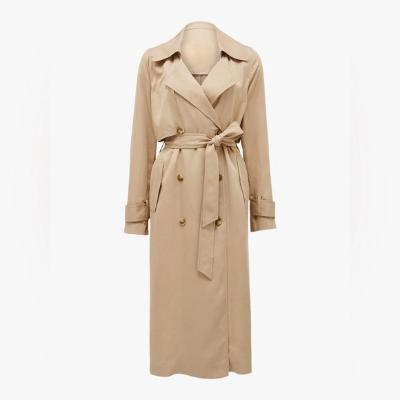 Everlane Jackets & Blazers - Ever New Wanda Soft Trench Coat Size 12